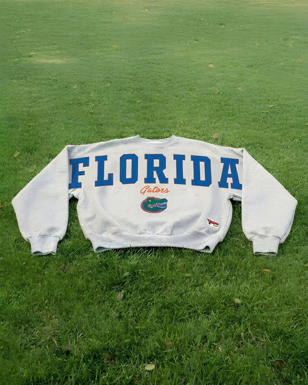 Love Well Florida Retro Sweatshirt in White