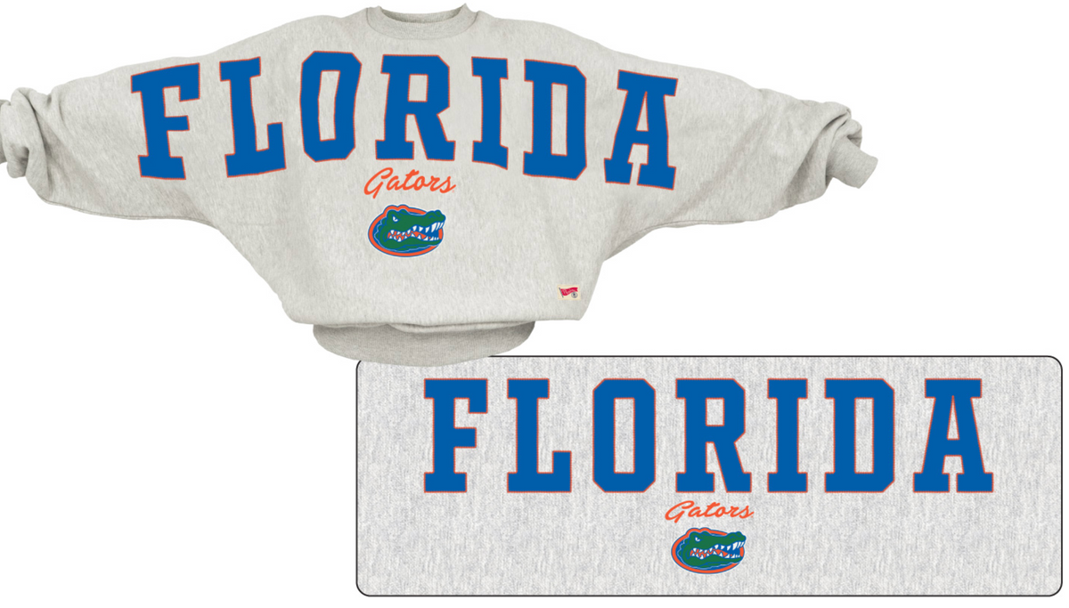 Love Well Florida Retro Sweatshirt in White