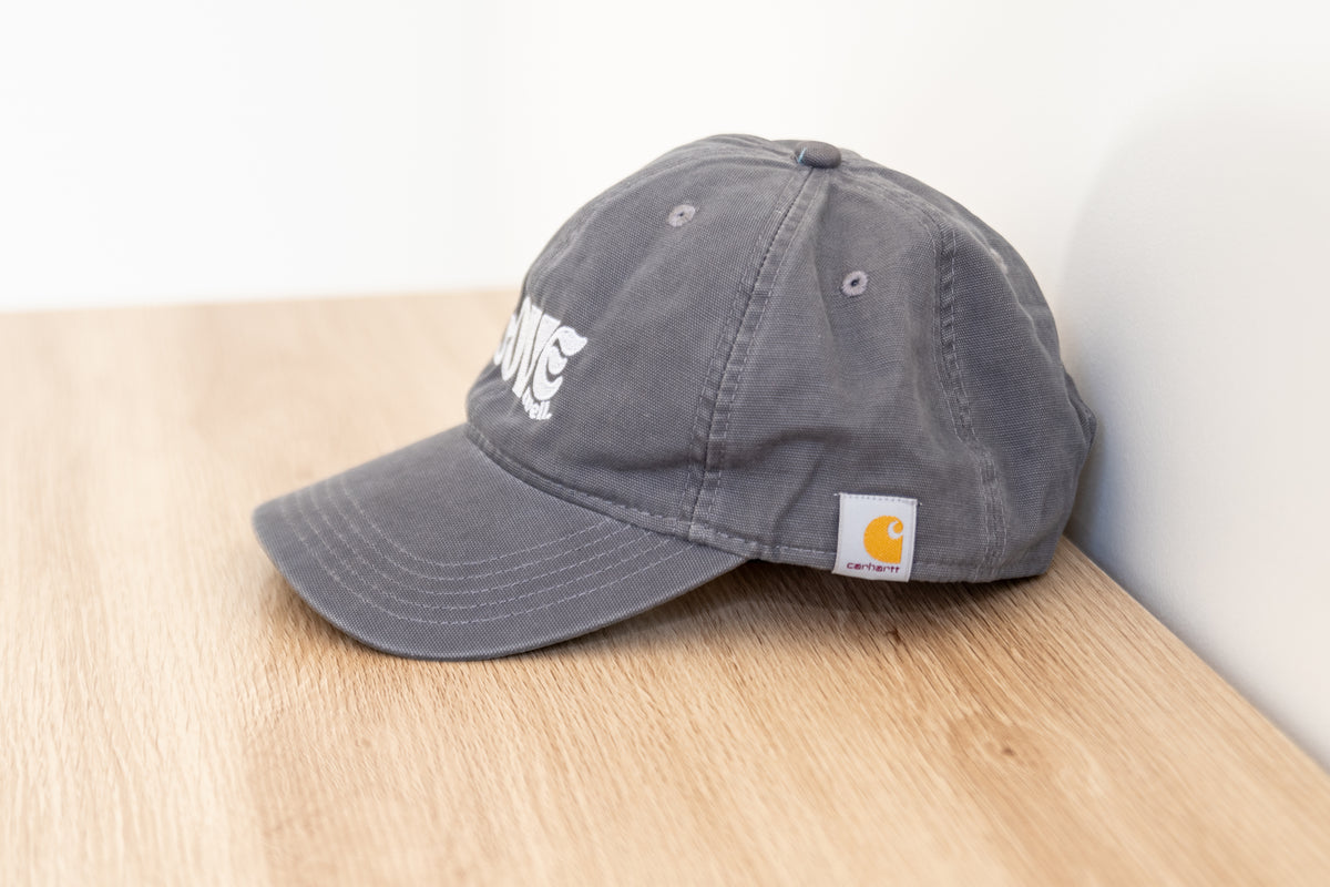 Love Well Groovy Carhartt Hat, side view