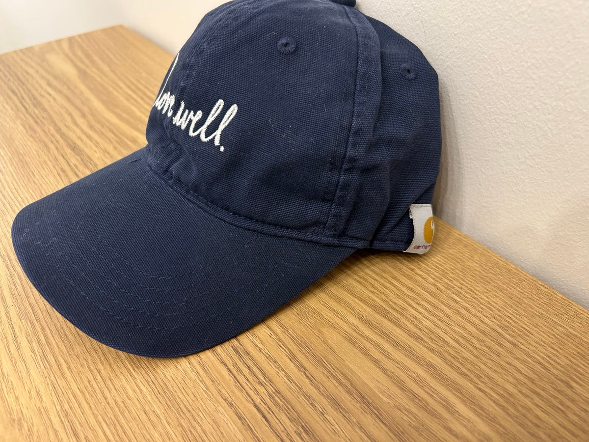 Love Well Original Script Carhartt Hat, side view
