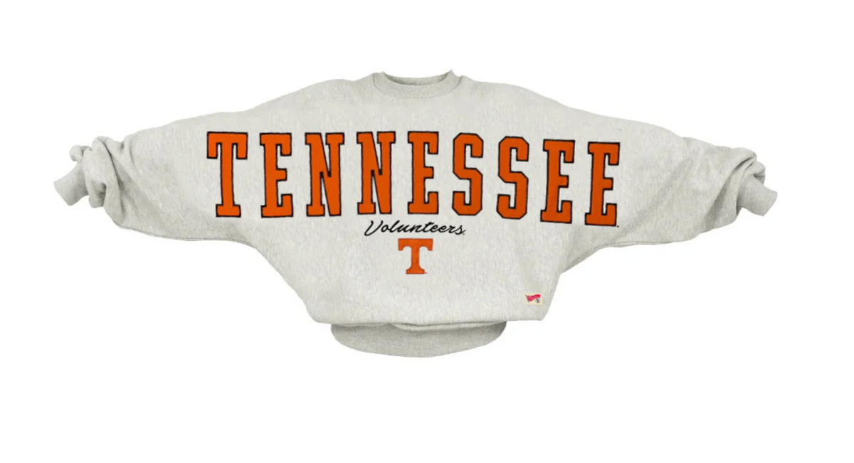 Love Well Tennessee Retro Sweatshirt in Gray