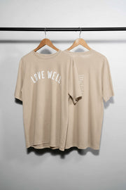 Love Well Vintage Ivy Washed Tee in Sand