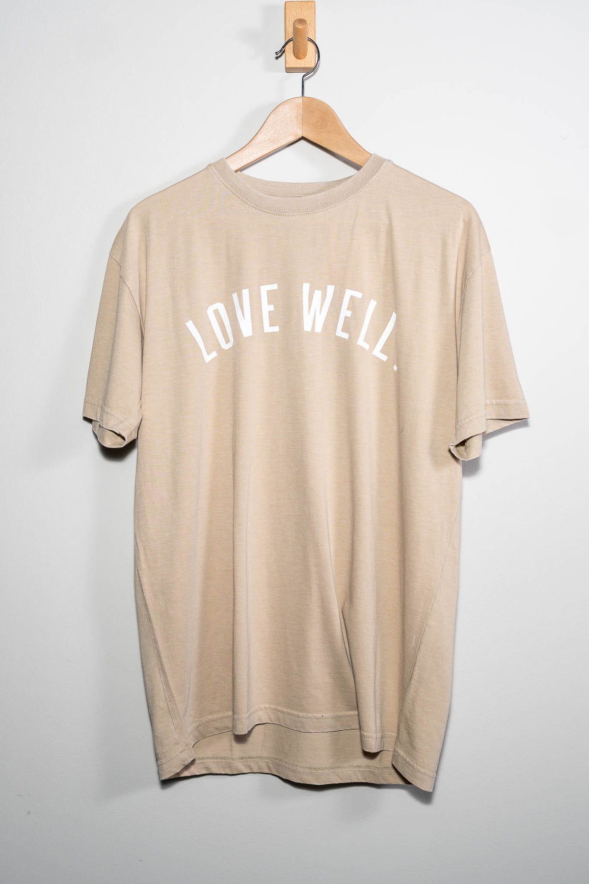 Love Well Vintage Ivy Washed Tee in Sand