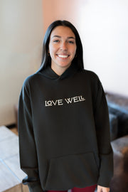 Love Well Washed Hoodie in Black