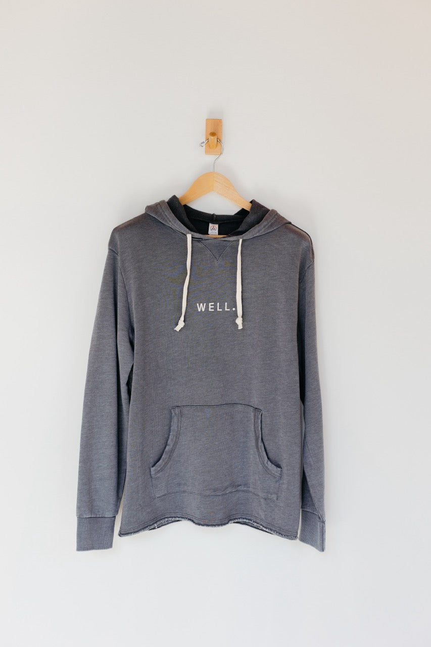 Love Well Well. Washed Hoodie in Gray