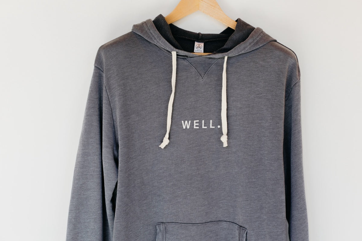 Love Well Well. Washed Hoodie in Gray