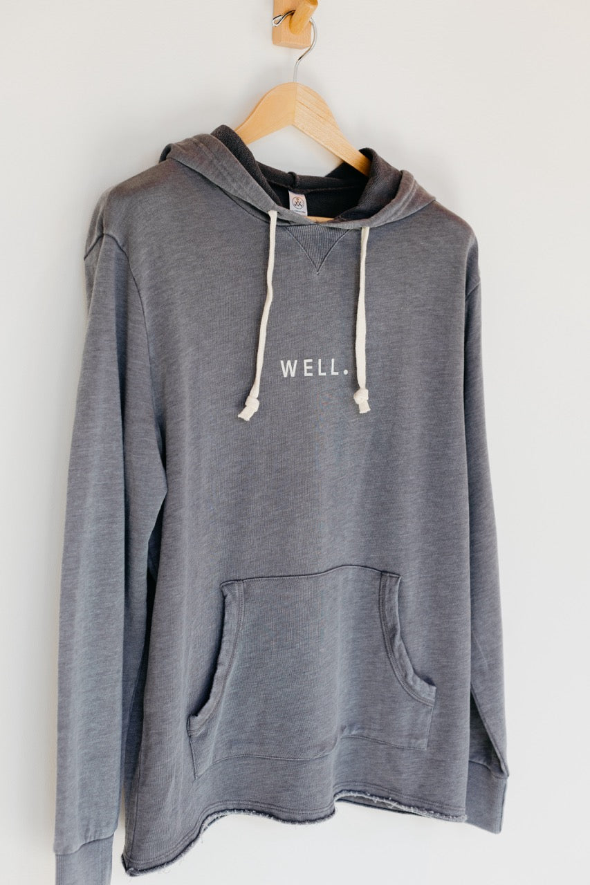 Love Well Well. Washed Hoodie in Gray