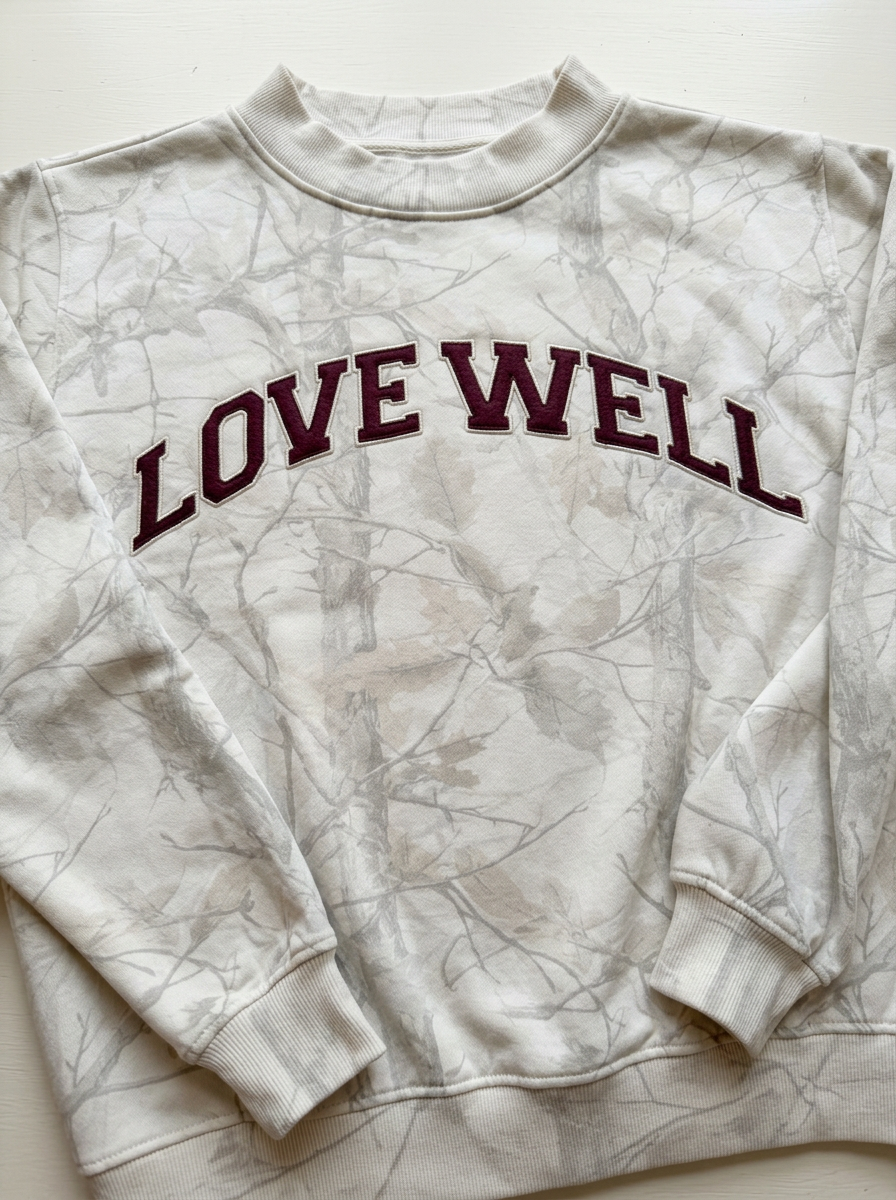 Faded Camo Hampton Mock Neck
