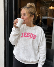 Faded Camo Jesus Loves Well Crew