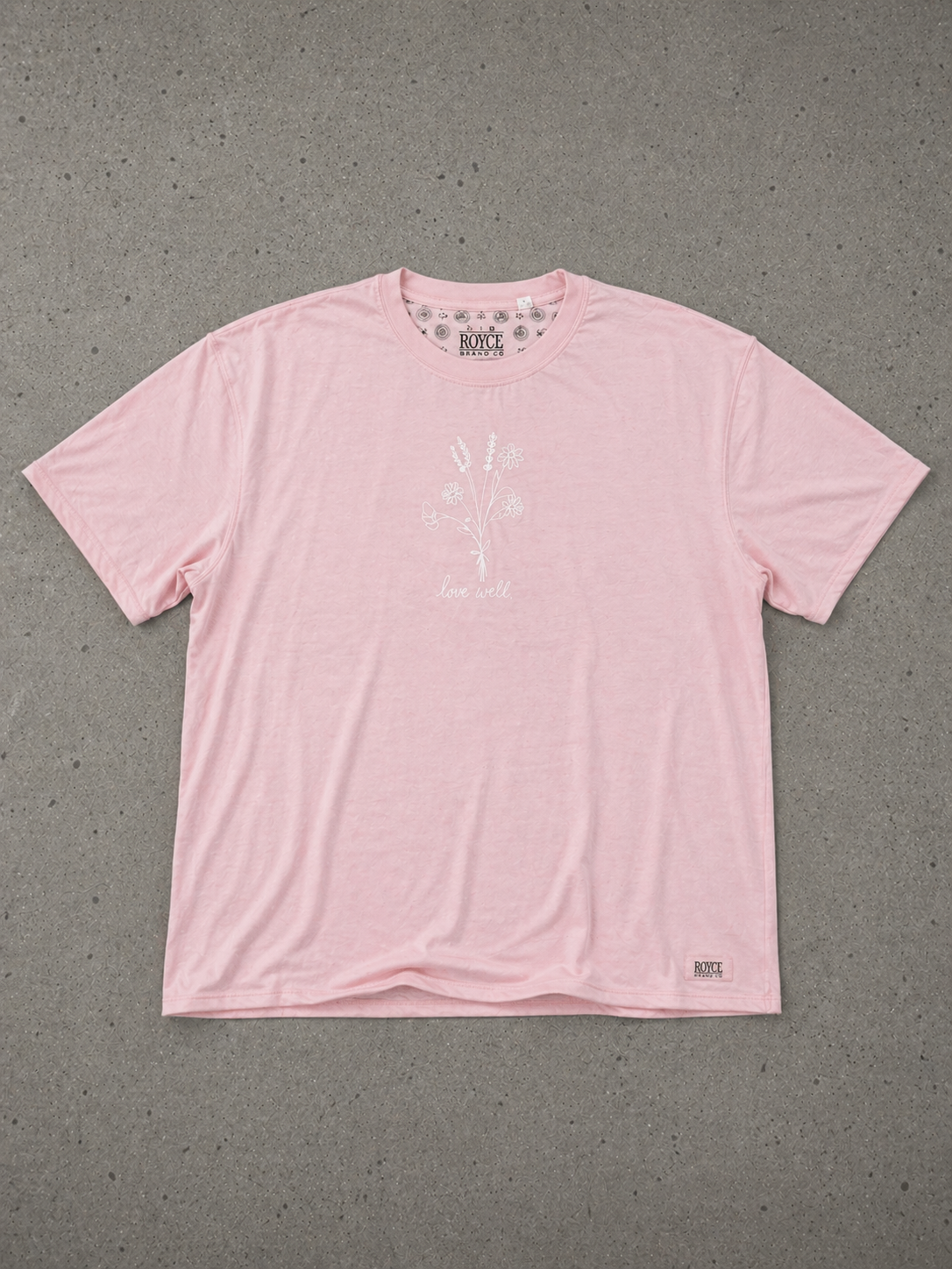 Beach Pink Flower Boho Tee