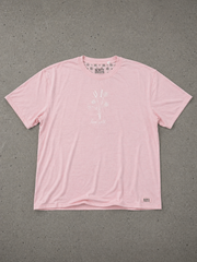 Beach Pink Flower Boho Tee